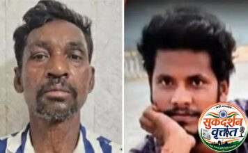 अहेरी तालुक्यातील करंचा गावात तेलंगणातून आलेल्या पाहुण्याचा झोपेत कुऱ्हाडीने घाव घालून खून.