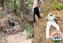 कोरची तालुक्यातील मसेली जवळील तीव्र वळणावर भीषण अपघातात एकाचा मृत्यू ; एक जण गंभीर जखमी. 📍१०८ रुग्णवाहिका वेळेवर न आल्याने पिकअप वाहनातून रुग्णालयात हलविले.