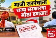 माजी सरपंचाना शासनाचा दणका, ग्रामपंचायतींवर प्रशासक म्हणून विस्तार अधिकाऱ्यांची नियुक्ती