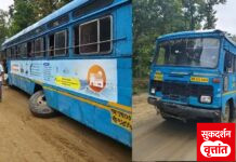 अहेरी – कमलापूर मार्गावर धावत्या ST बसचे चाक निखळले ; 20 दिवसांत दुसरी घटना, प्रवाशांच्या सुरक्षेवर प्रश्नचिन्ह 📍अवघ्या 20 दिवसांत अहेरी आगाराच्या बसचे चाक निखळण्याची ही दुसरी घटना